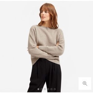 Everlane the ReCashmere Stroopwafle Camel. Size XS.